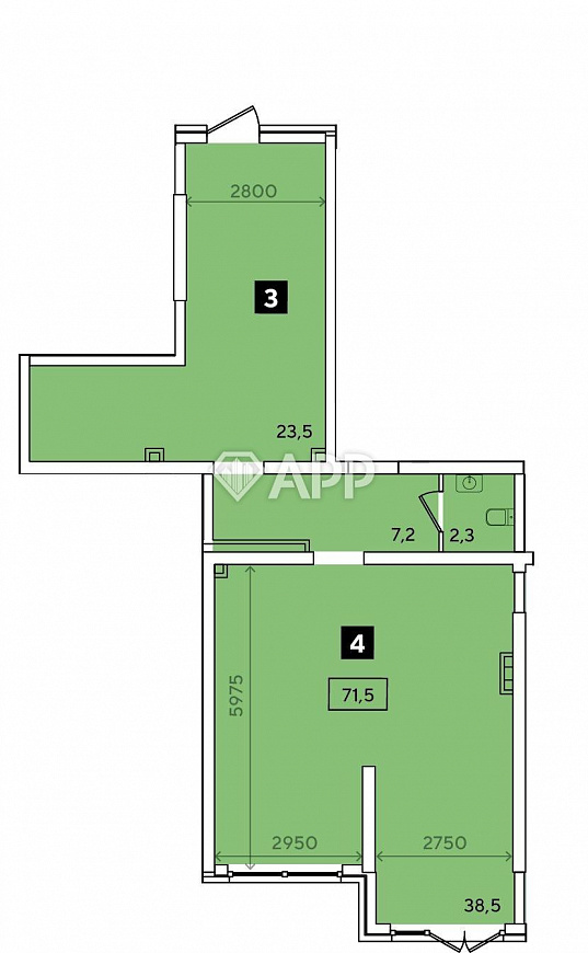 Продам торговое помещение, 71,5 м² фото