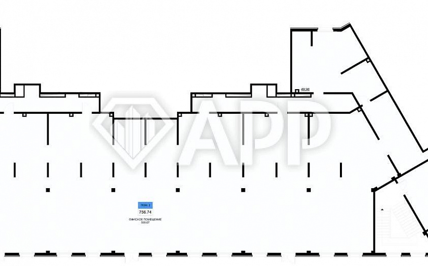 Продам торговое помещение, 756,74 м² фото
