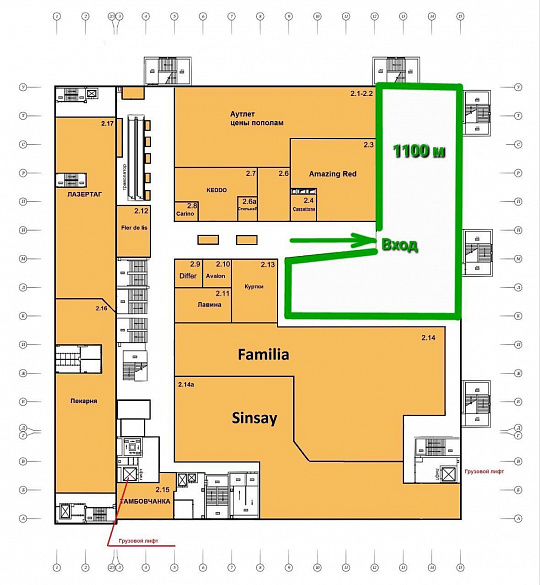 Торговая площадь в дискаунтер-центре фото