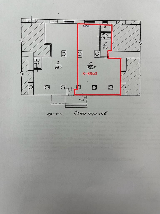 Сдам помещение свободного назначения, 88 м² фото