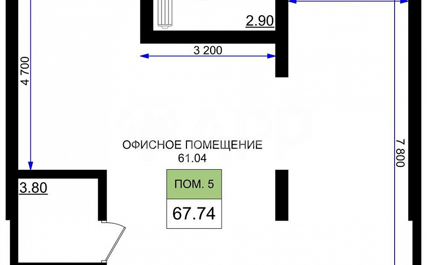 Продам торговое помещение, 67,74 м² фото