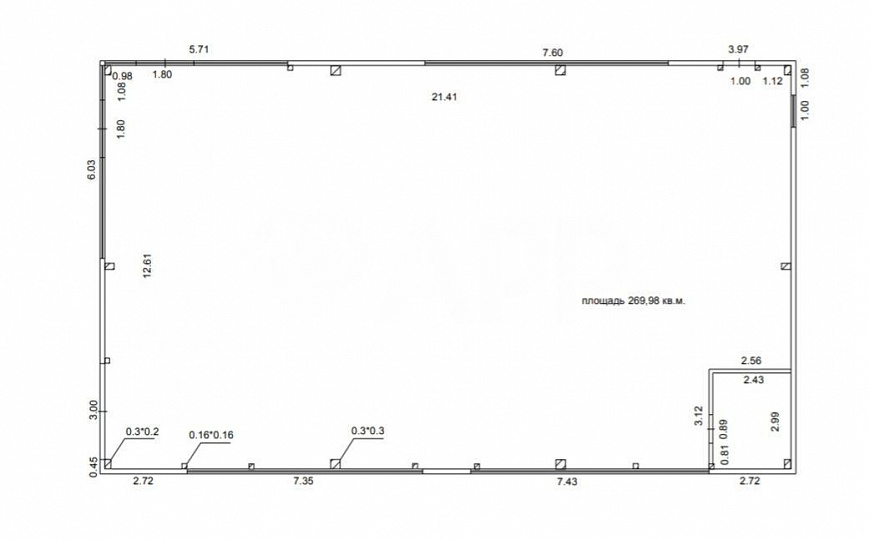 Помещение под магазин 270м², высокий трафик фото