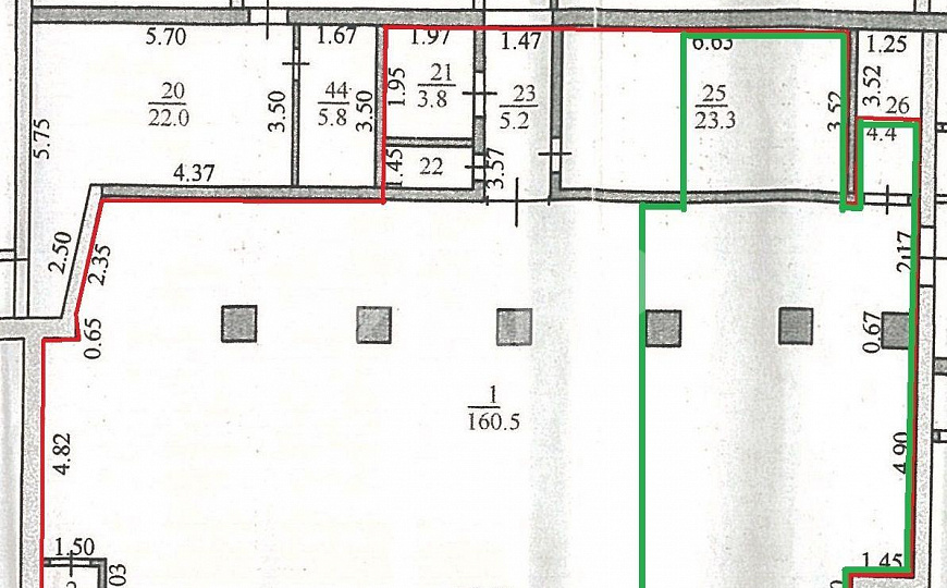 Сдаю 1 этаж 1 линия, 75 м² с ремонтом фото