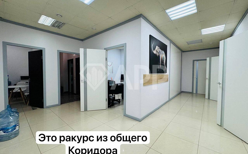 Кабинеты/Опен спейс/Отд.вход/ 1й этаж/2 санузла/153.1м2/Центр фото