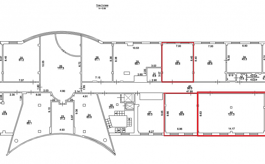 Сдам офисное помещение, 60 м² фото