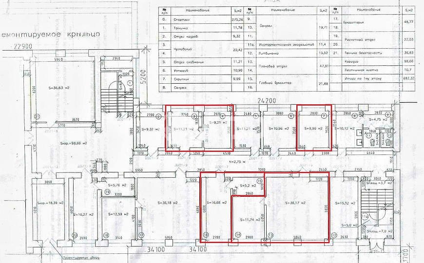 Офисы от 10 м² до 36 м² фото