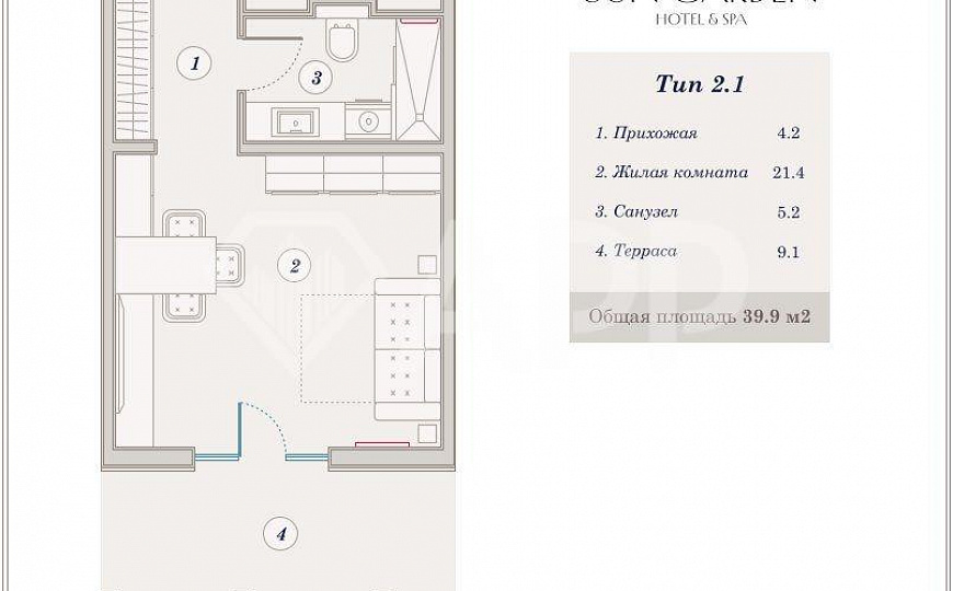 Продам гостиница, 39,9 м² фото