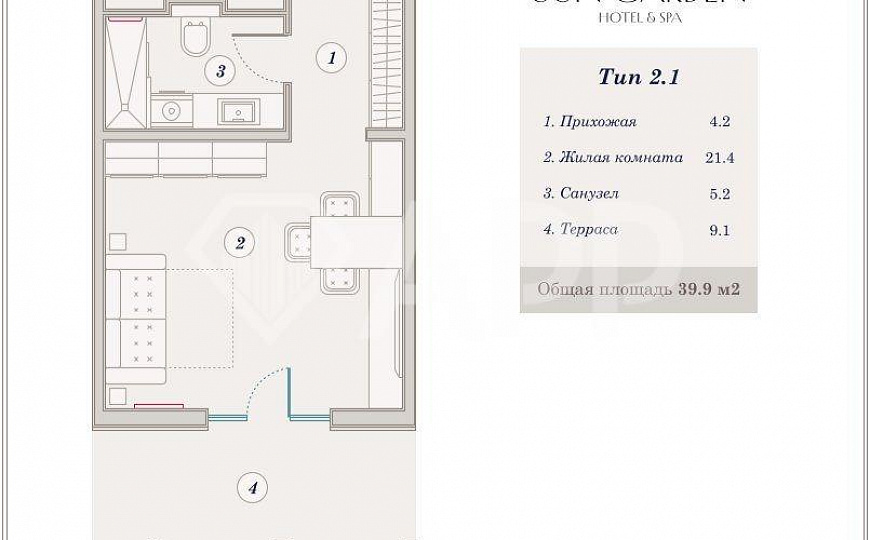 Продам гостиница, 39,9 м² фото