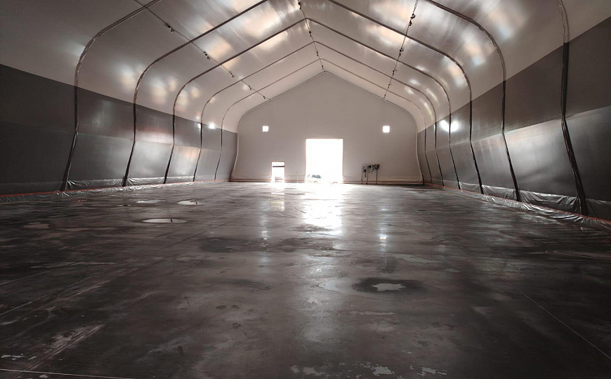 Тёплый склад (ангар) фото