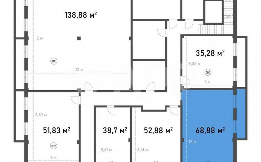 Продам помещение свободного назначения, 51,9 м² фото