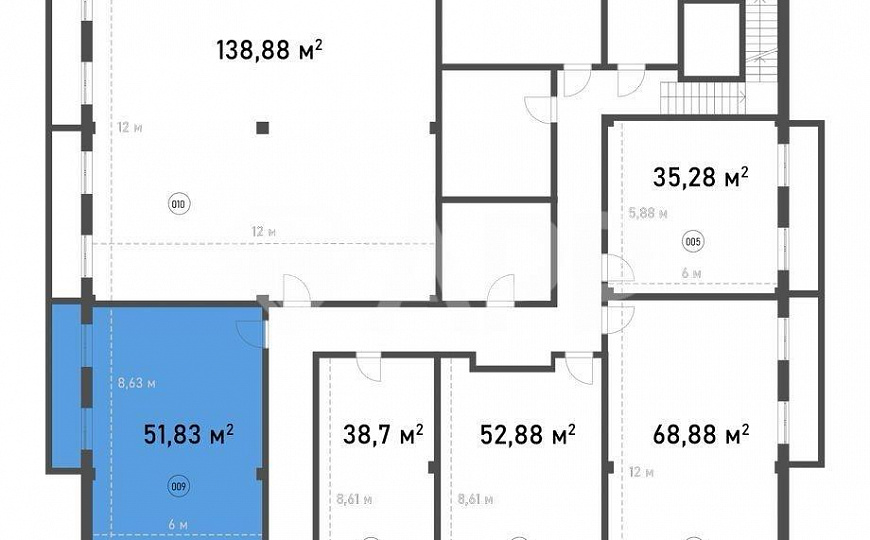 Продам помещение свободного назначения, 51,9 м² фото