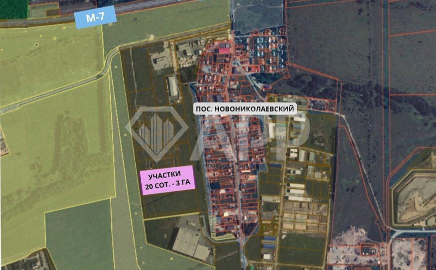 Участок 0,2 - 3 Га промназначения фото