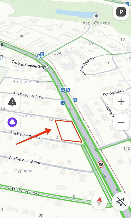 Земельный участок 22 сот под коммерцию. фото