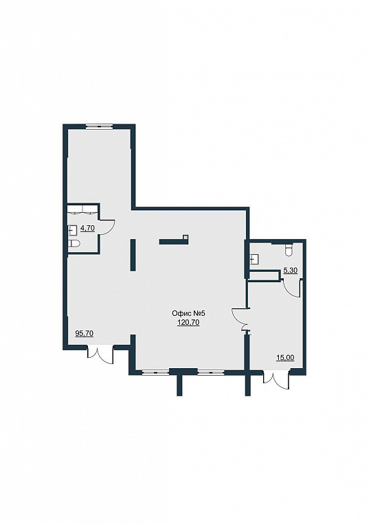 Торгово-офисное помещение 120,7 м2 фото