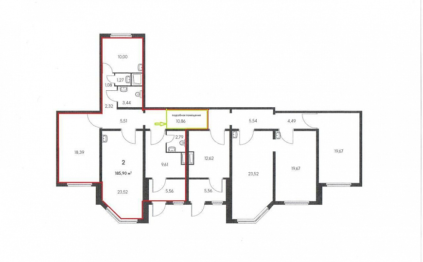 Продается ГАБ, 185.9м2 фото