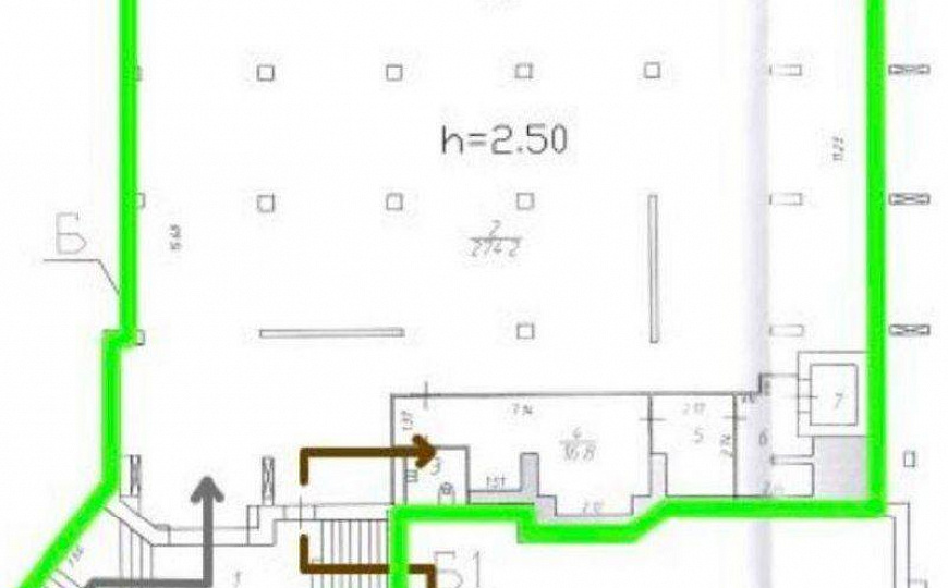 Сдам цокольное помещение 330 кв.м. с высоким трафиком, 1 линия фото