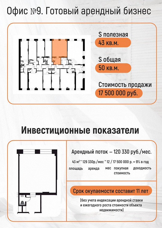 Офис в центре Казани, 23 м² фото