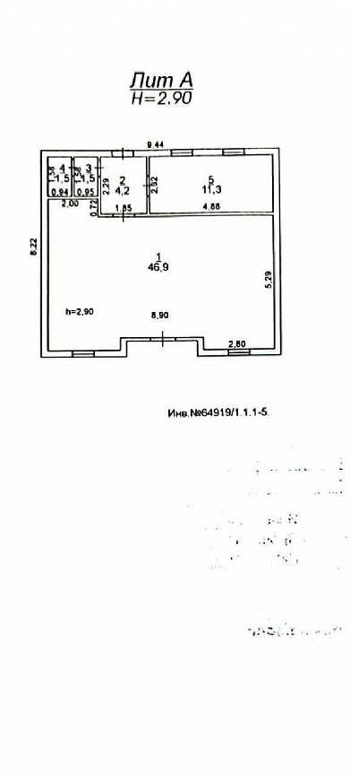 Отдельностоящее здание 65,4 м2 у Тау галерии фото