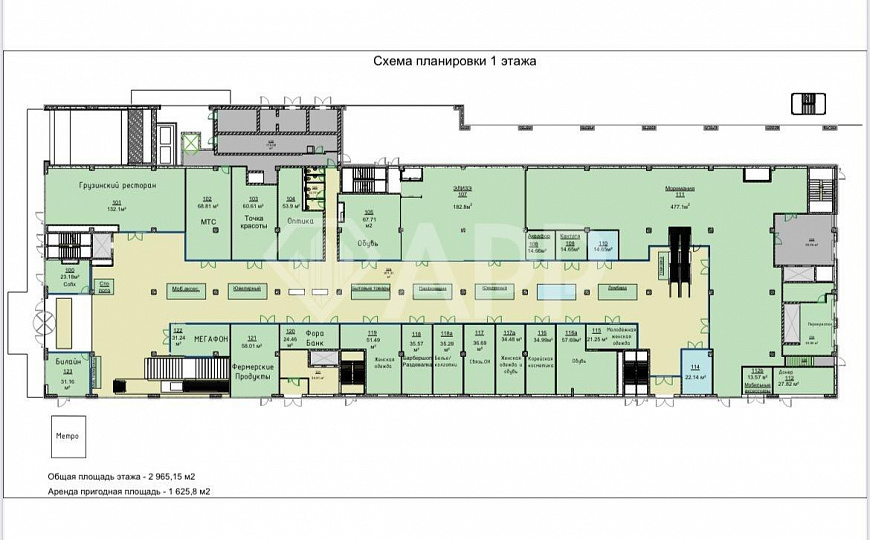 Торговое помещение (остров), 12 м², ТЦ Гавань  фото