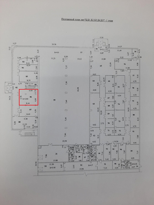 Торговая площадь в ТЦ ИНТЭК 50.6 м2 фото