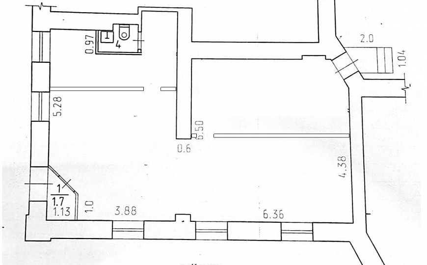 Помещение свободного назначения в историческом центре города, 1 линия, 81 м² фото