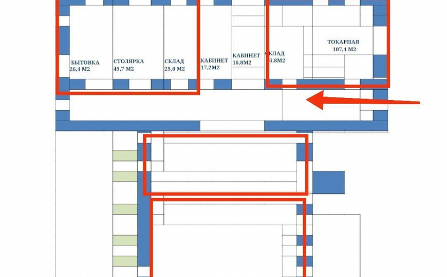 База 1080 м с кран балками и асфальтированной площадкой  фото
