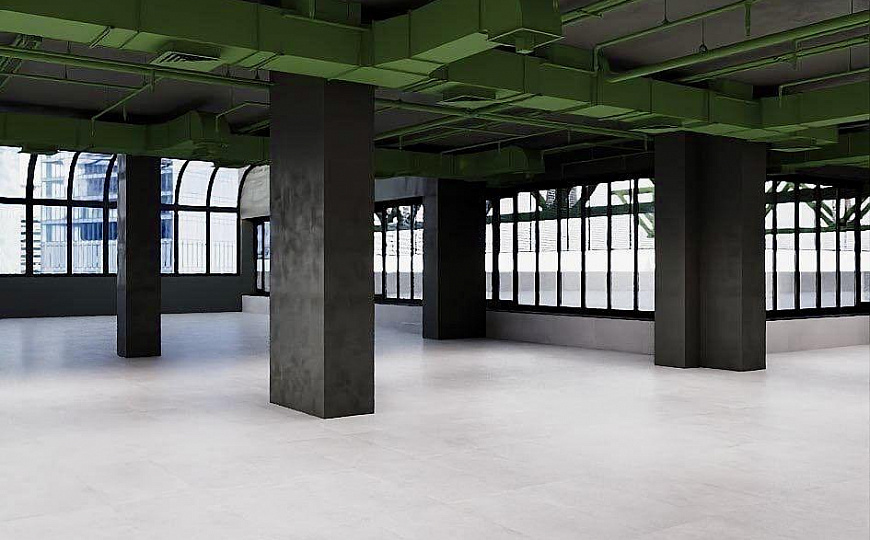 Офис с панорамным остеклением в БЦ «Вертикаль» фото