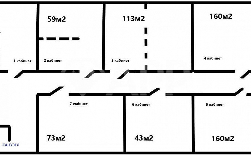 Аренда, помещение свободного назначения 160 м² фото
