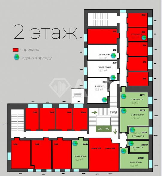 Продажа кабинета в доходном бизнес центре фото