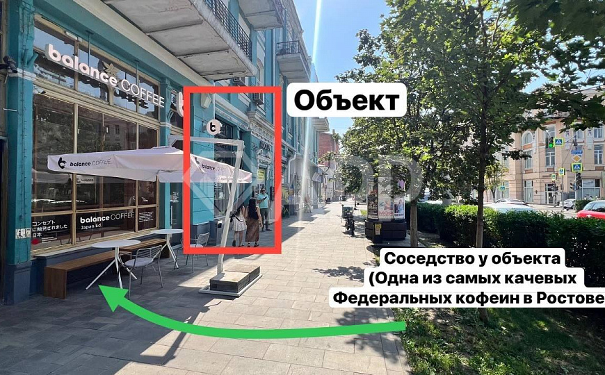 109 м2/Угол/Рядом с кофейней/витрины в пол/Садовая фото