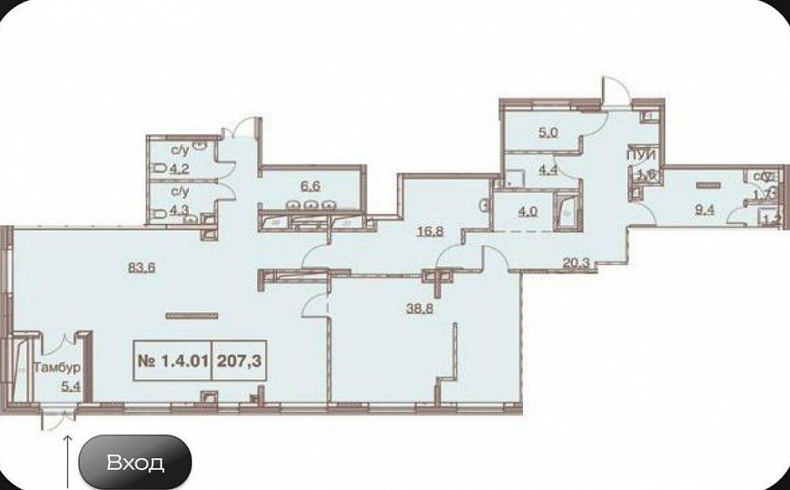 Продажа ПСН в ЖК Влюберцы 207,3 м.кв. фото