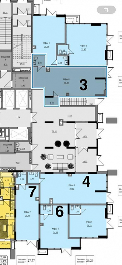 Продам коммерческие помещения в новом ЖК «Краски леса» от 27м² фото