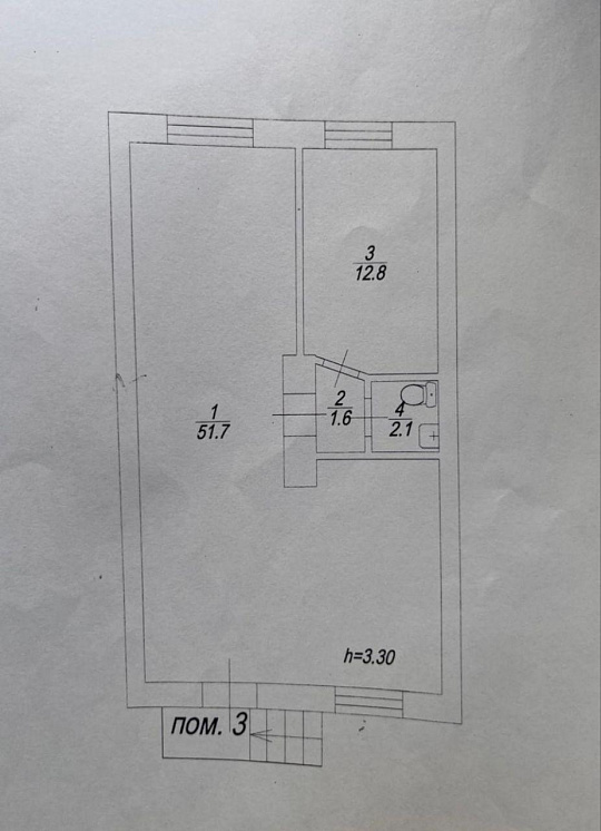 Центр, 68,2 м., Супер трафик. фото