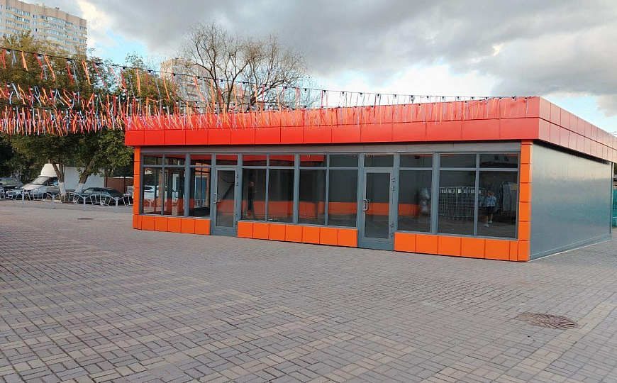 Павильоны с мокрой точкой 30м², 60м², 120м² фото