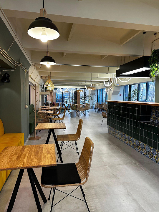 Кафе, магазин, салон в крупном бизнес-центре 104,5 м² фото