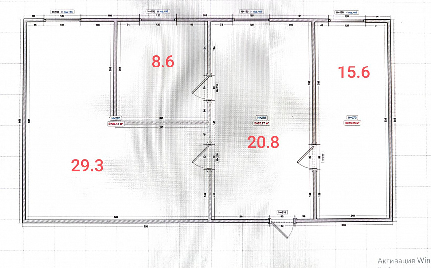 Сдам офисное помещение на 4 комнаты, 74,3 м² фото