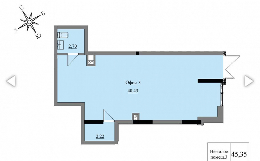 Продам коммерческие помещения в новом ЖК «Краски леса» от 27м² фото