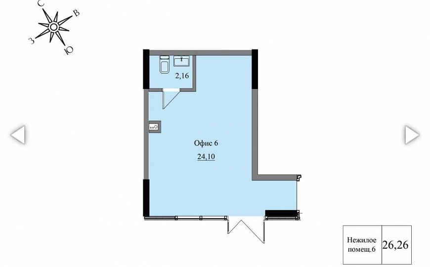 Продам коммерческие помещения в новом ЖК «Краски леса» от 27м² фото