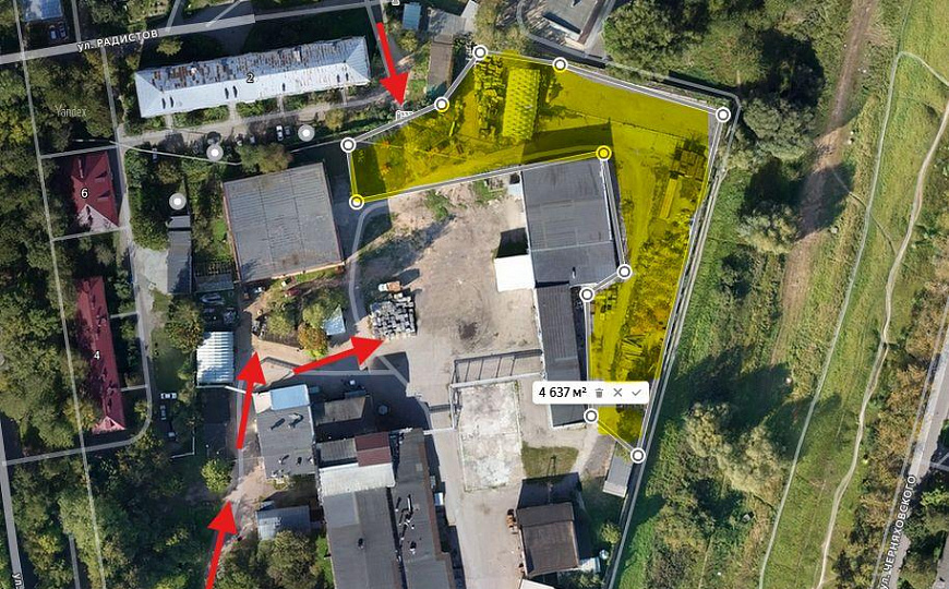 Сдам ЗУ асфальтированный участок, 4 600 м² фото