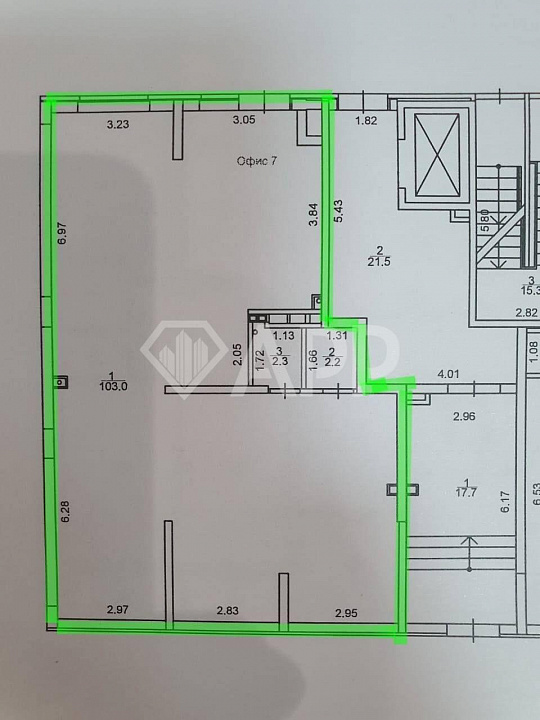 Помещение свободного назначения 107м2 фото
