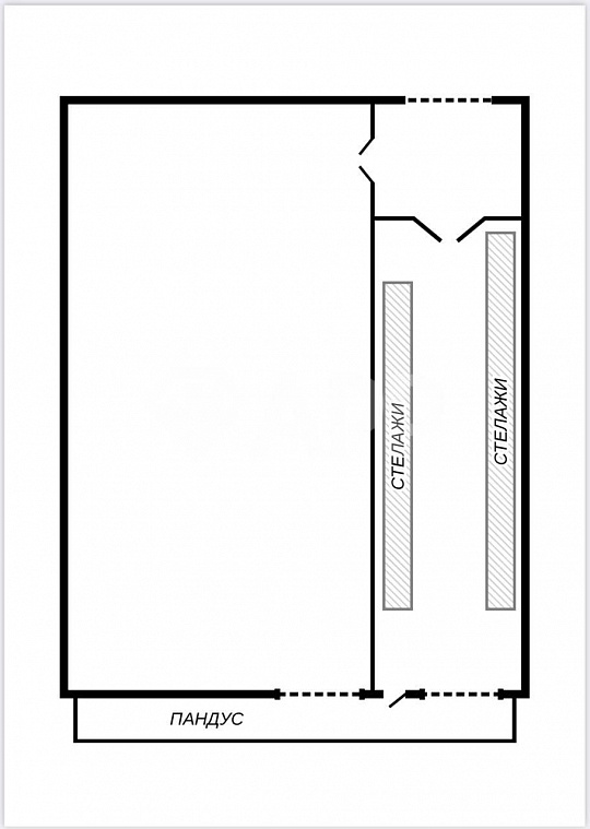 Сдаю склад с пандусом, 410 м² фото