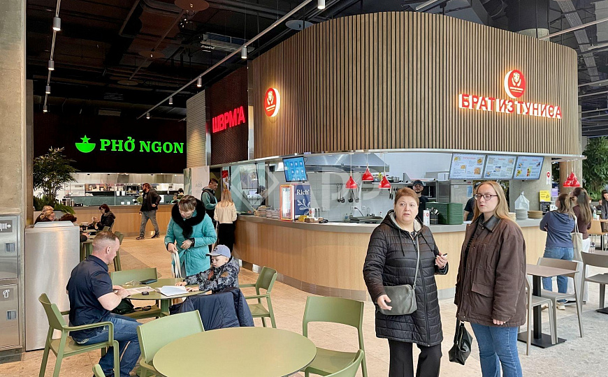 ТРЦ "Ботаника", корнеры от 16,5м2 на фуд-молле  фото