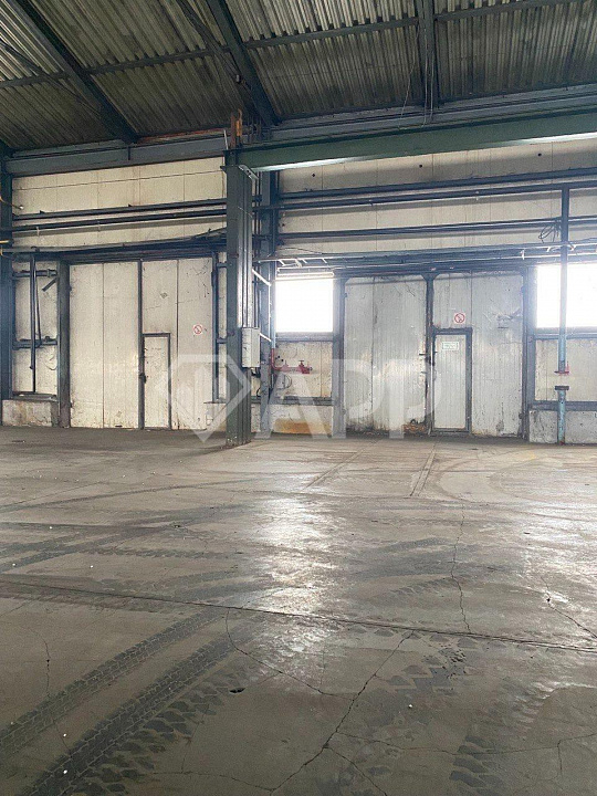 Холодный склад с кран балкой фото