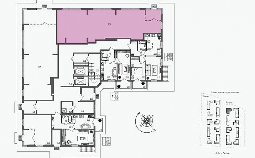 Помещение под кафе, магазин, арендного бизнеса, 122 м² фото