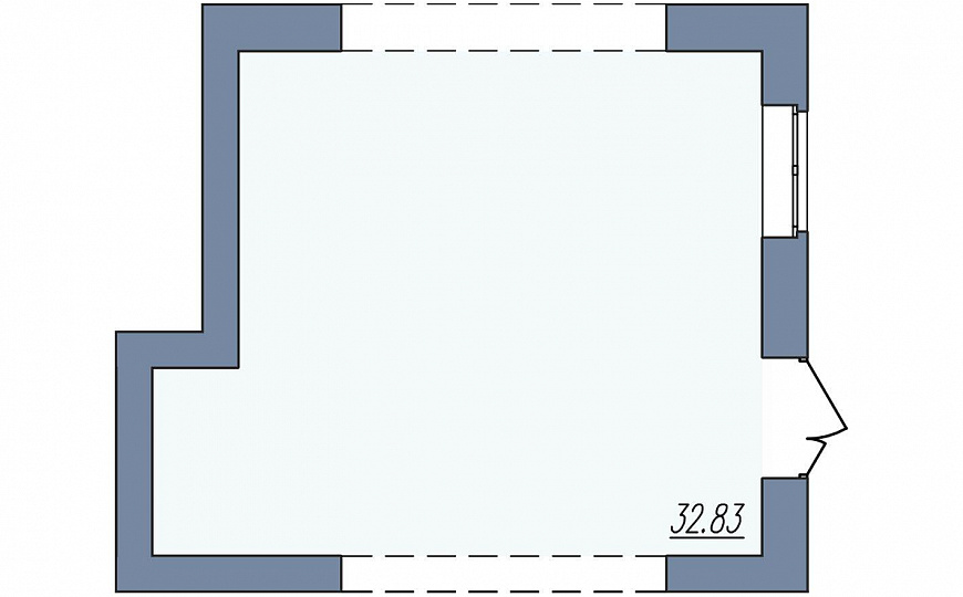 Помещение для любого бизнеса в новом ЖК, 32,8 м² фото