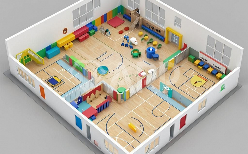 Помещение свободного назначения/Детский центр/Склад/Офис 485м2 фото