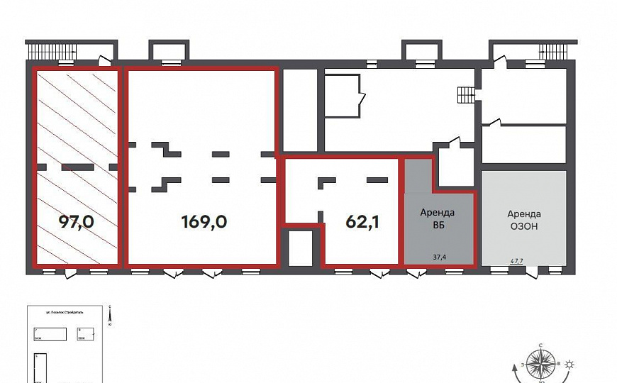 Помещение для вашего бизнеса в новом доме, 97 м² фото