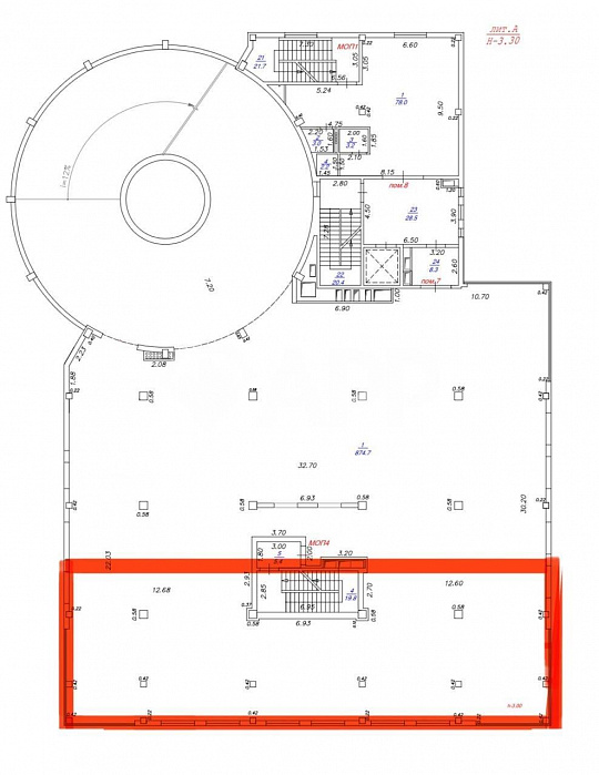 Сдам офисное помещение, 343 м² фото