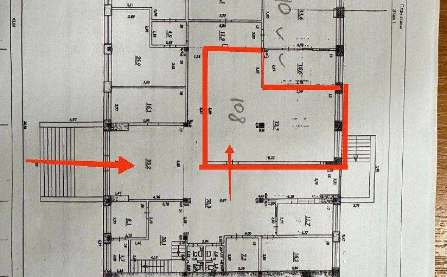 Офисное помещение 72,7 кв.м фото