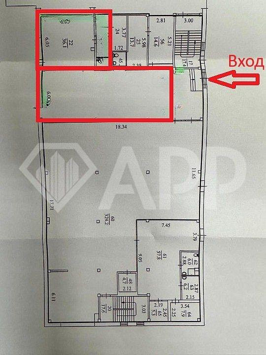 Торговая площадь 120 кв.м. на первом этаже ТЦ Грамада фото